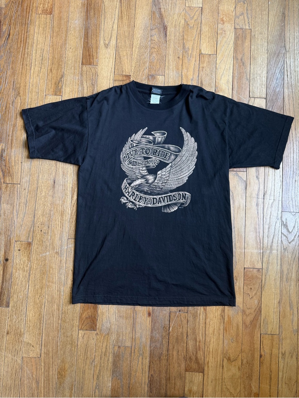 Rare Vintage 2002 Harley shirt | 3XL | Desert Edge Alice Springs Australia Eagle